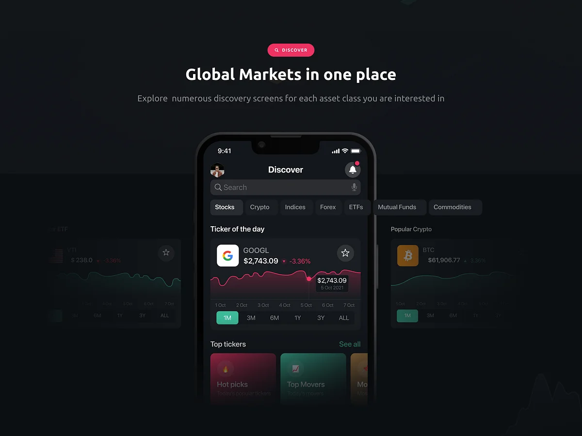 Darqube iOS App — Discover